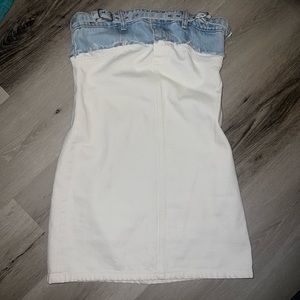 Zara denim mini dress